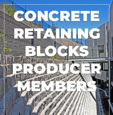 Concrete Retaining wall blocks